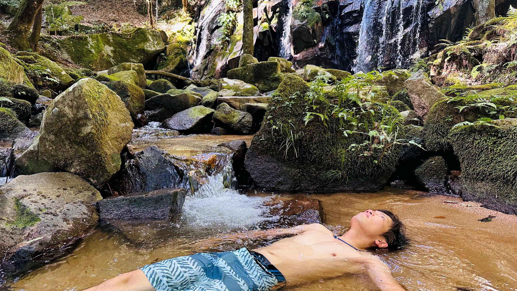 金引の滝　サウナ