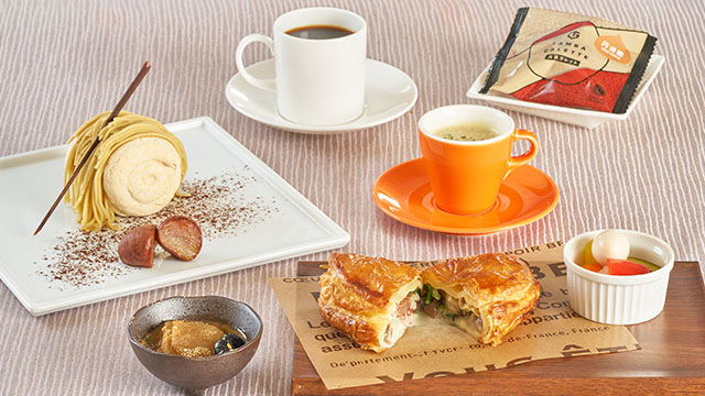 Dishes served on the Tango KURO-MATSU Train Breakfast Course, autumn and winter 2026